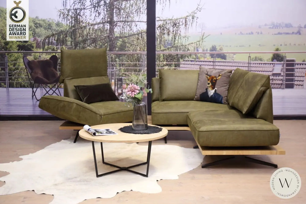 Eckgarnitur Modell Phönix Mikrofaser Bison 13-78 Koinor