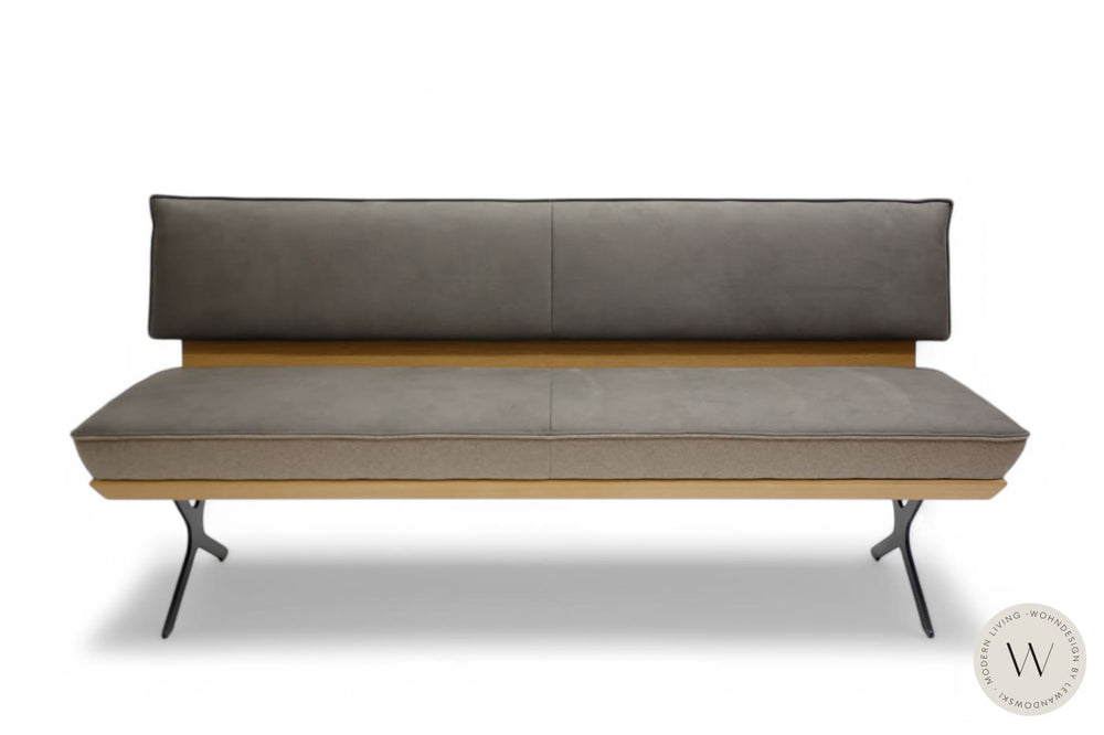 Diningsystem Bank + 4 Stühle in Mikrofaser Zenit Koinor