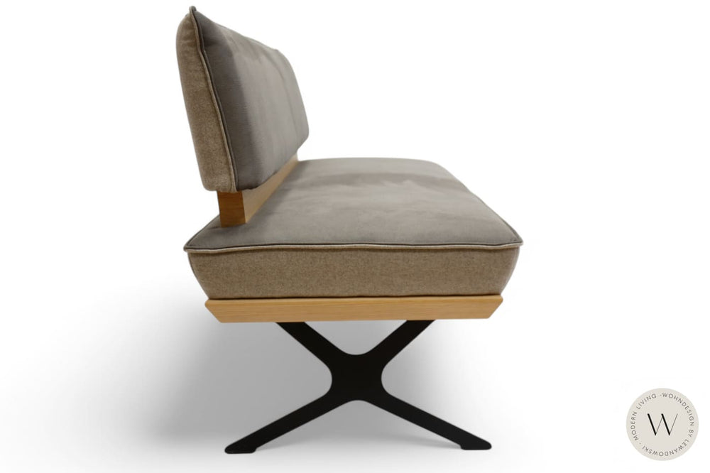 Diningsystem Bank + 4 Stühle in Mikrofaser Zenit Koinor