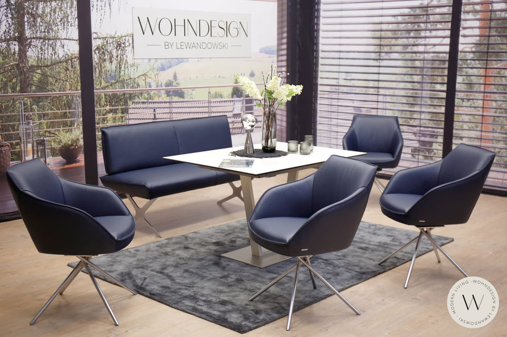 Diningsystem Bank in Leder B Bull safir Koinor