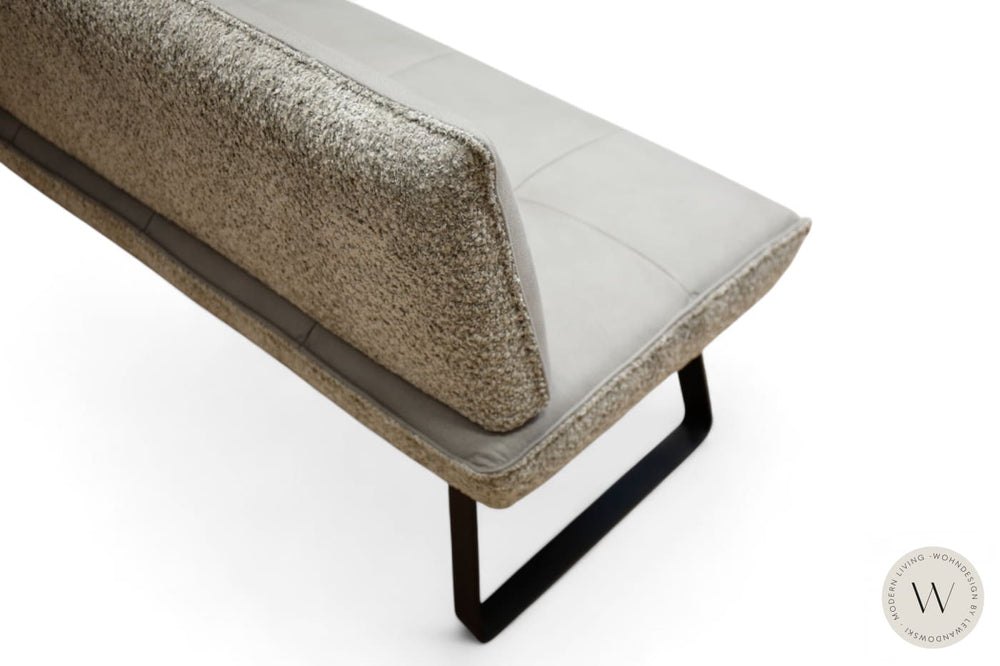 Diningsystem Bank in Mikrofaser Zenit + Stoff Venga Koinor