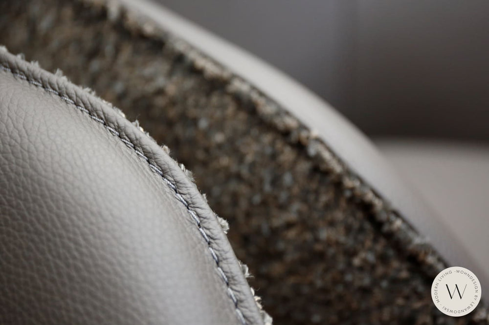 Dinnerbank Modell Movy in Leder B Bull carbone Koinor