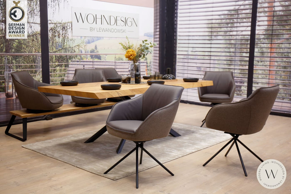 Dinnerbank Modell Movy in Leder B Bull moretto Koinor