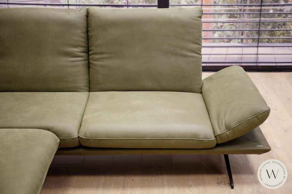 Eckgarnitur Elements in Leder A India verde Koinor