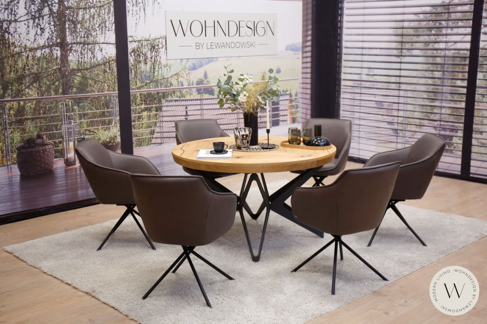 Esstisch Modell Big Round in Alteiche (ausziehbar) PZ91 Ozzio®Italia