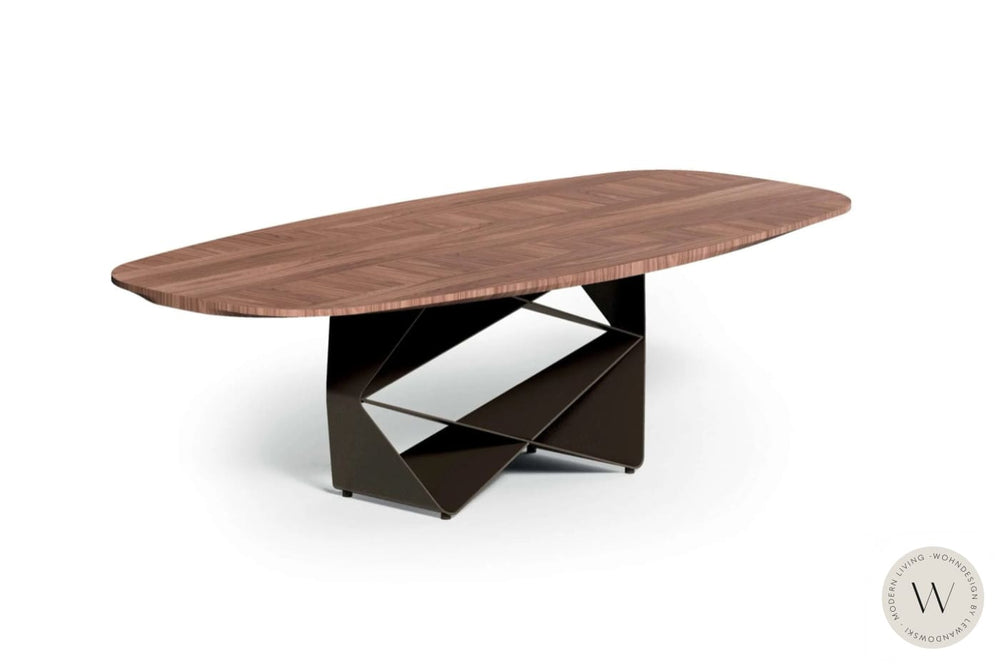 Esstisch Modell Gem in Glas Verre Ozzio®Italia