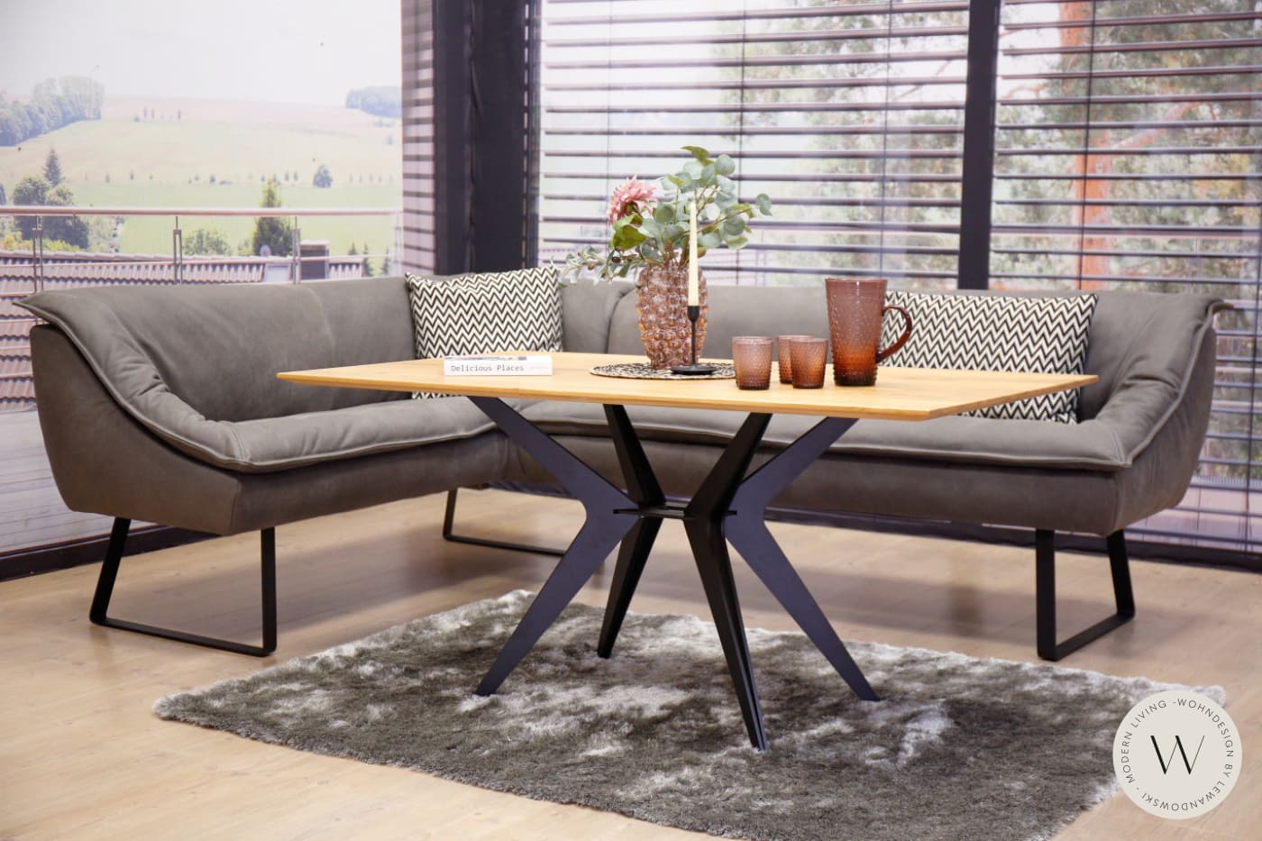 Esstisch Modell T1011 in Wildeiche natur Koinor
