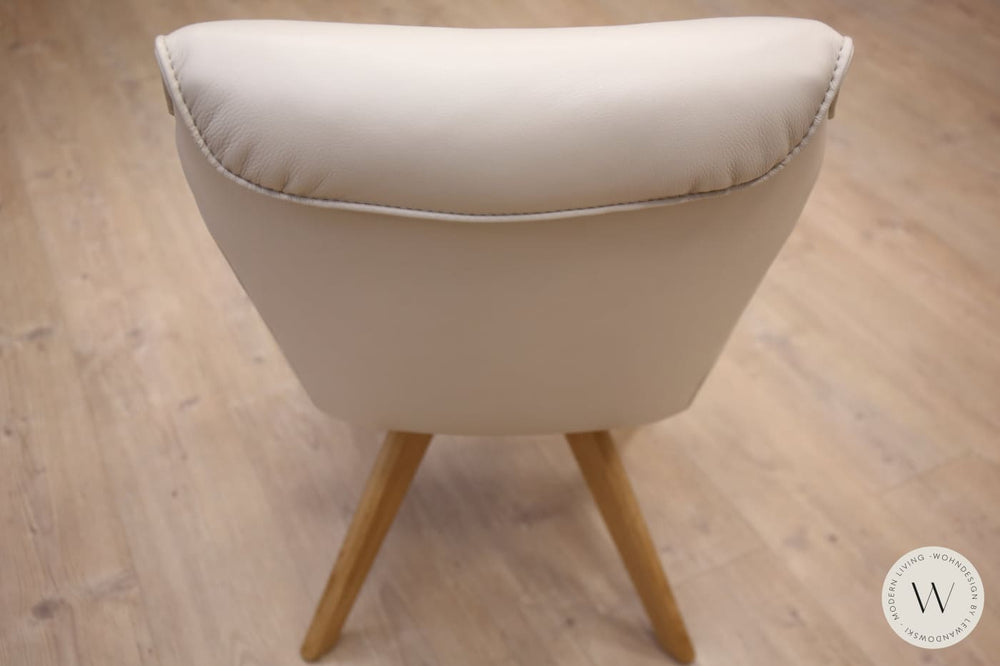 Esszimmerstühle Modell 1250 Leder B Bull perla Koinor