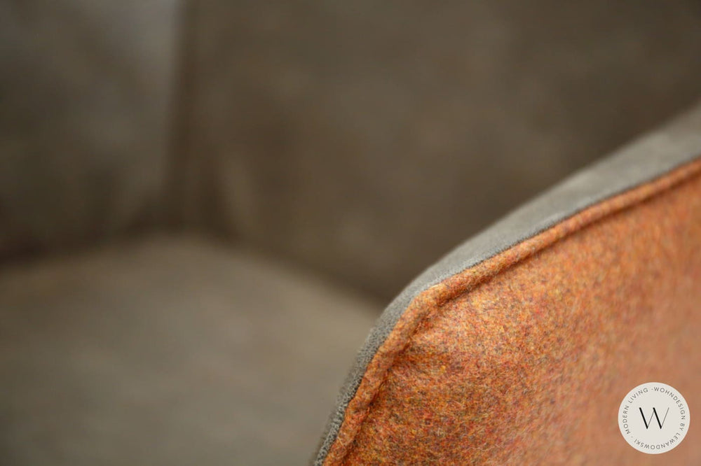 Esszimmerstuhl Modell 1250 S4MX in einer Stoffkombination Koinor