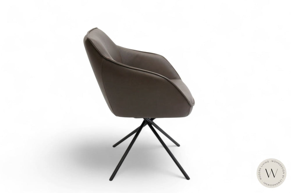 Esszimmerstuhl Modell 1250 S7MX Leder B Bull moretto Koinor