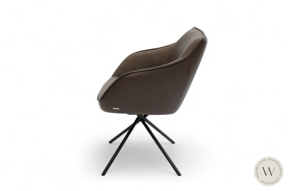 Esszimmerstuhl Modell 1250 S7MX Leder B Bull moretto Koinor