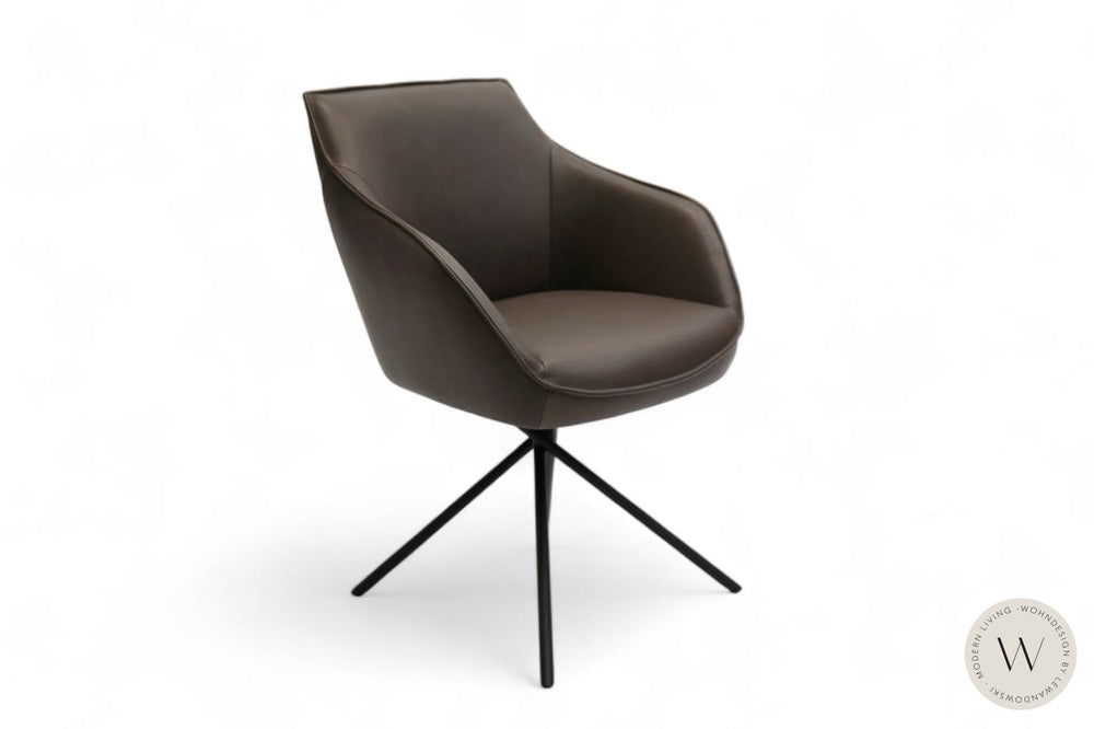 Esszimmerstuhl Modell 1250 S7MX Leder B Bull moretto Koinor