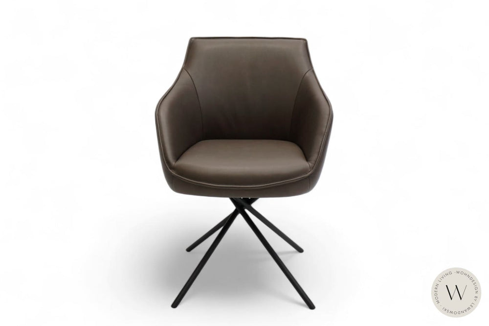 Esszimmerstuhl Modell 1250 S7MX Leder B Bull moretto Koinor