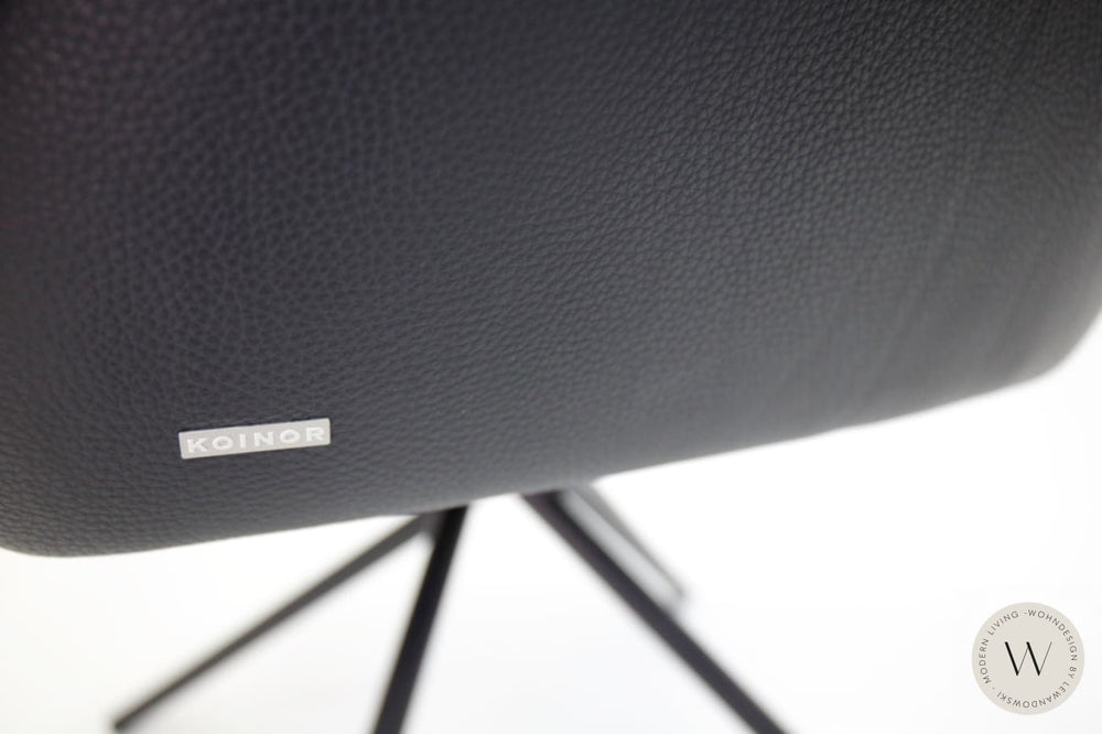 Esszimmerstuhl Modell 1250 S7MX Leder B Bull nero Koinor