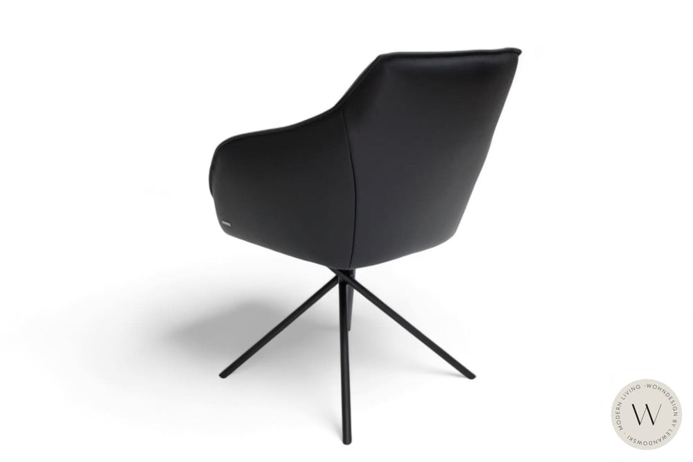 Esszimmerstuhl Modell 1250 S7MX Leder B Bull nero Koinor