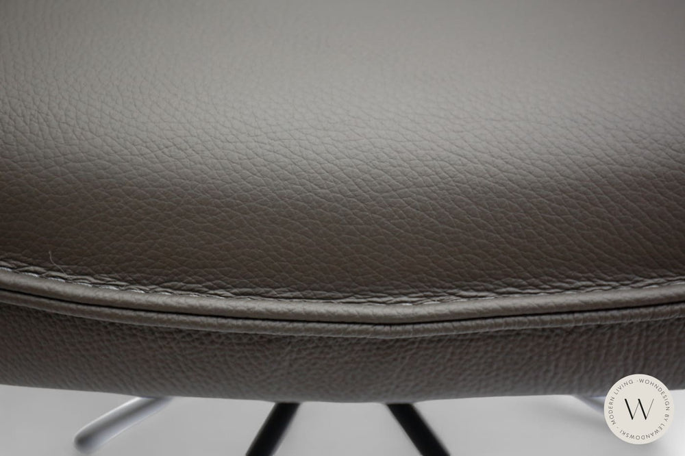 Esszimmerstuhl Modell 1250 S9MX Leder B Bull carbone Koinor