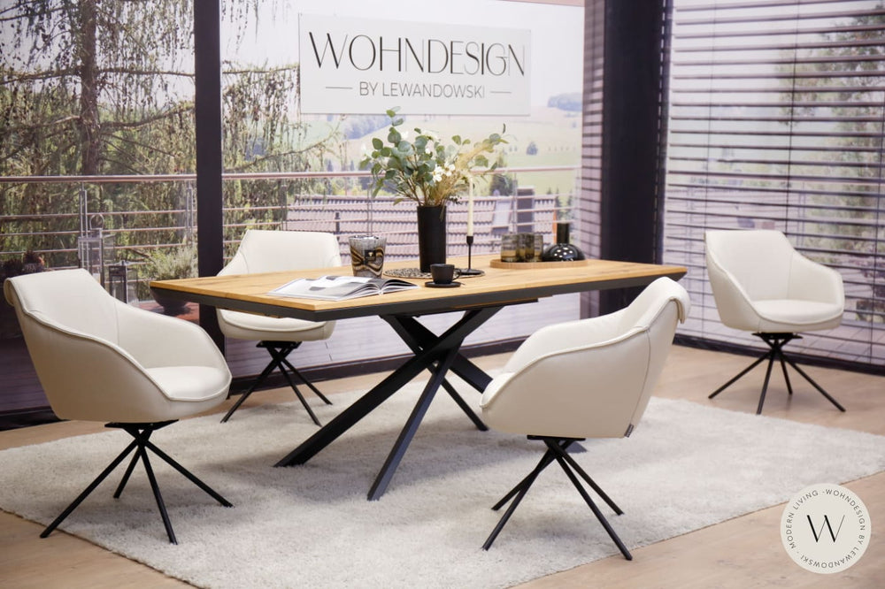 Esszimmerstuhl Modell 1250 S9MX Leder B Bull perla Koinor