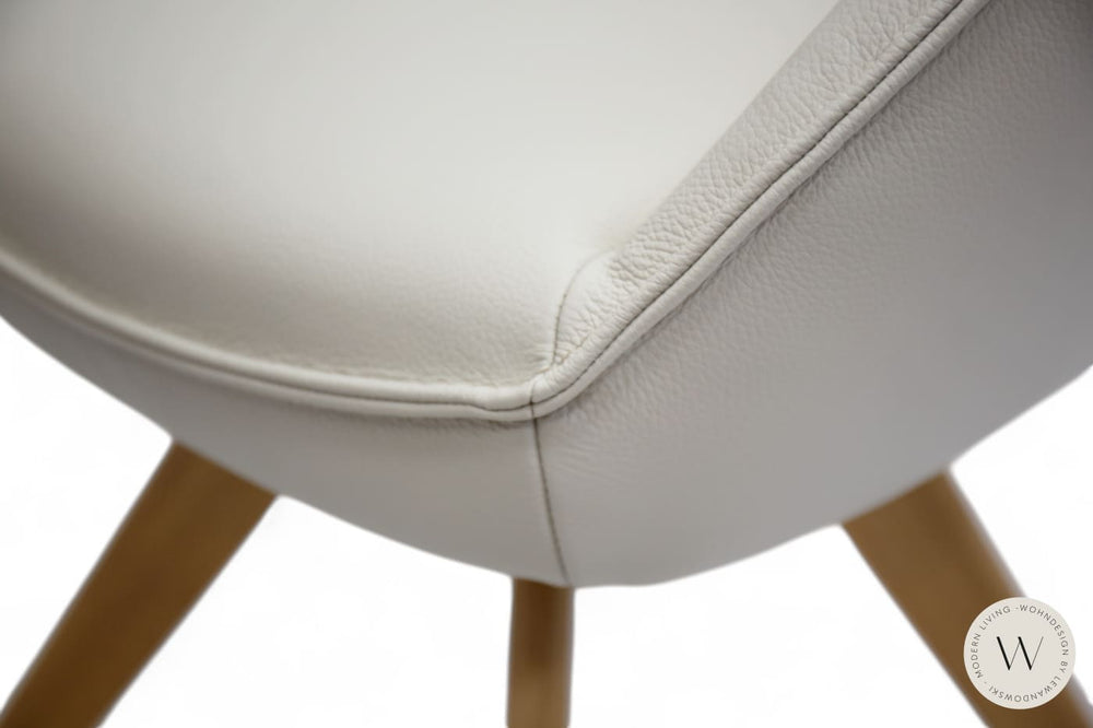 Esszimmerstuhl Modell 1250 S9VX Leder B Bull perla Koinor