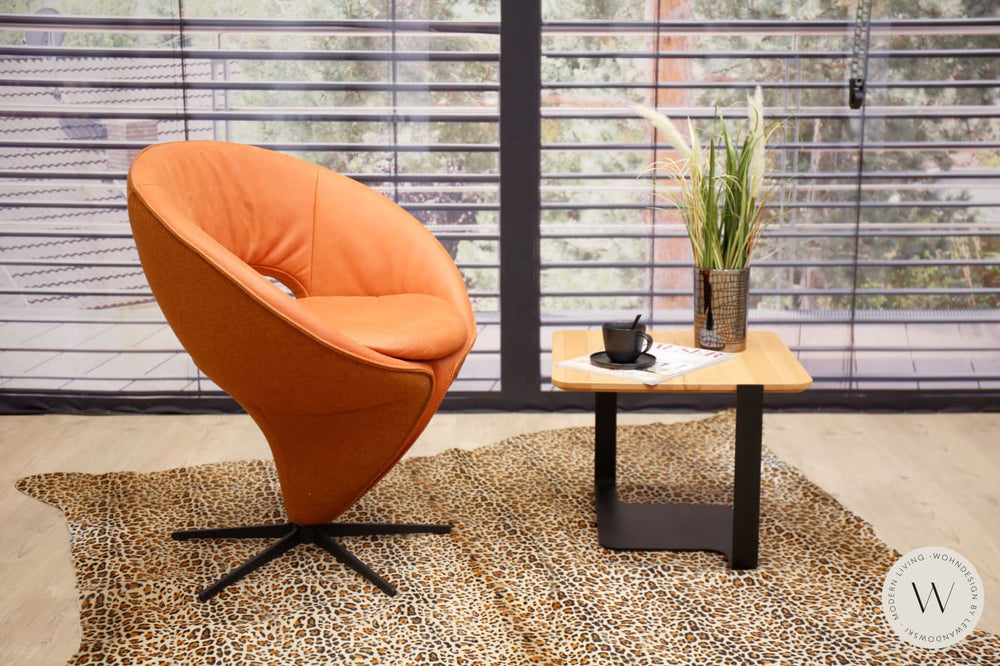 Esszimmerstuhl Modell 1260 in Leder A India fire Koinor