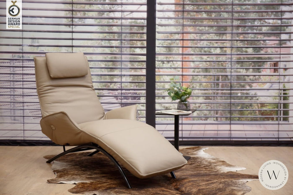 Joleen Relaxliege P4 in Leder C Family lehm Koinor