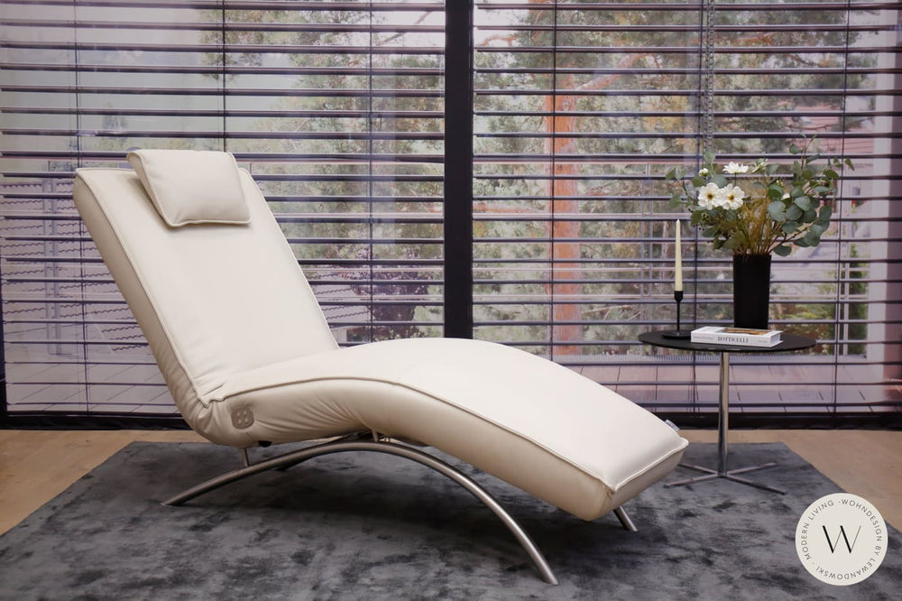 Jonas Relaxliege in Leder D Gaucho Koinor