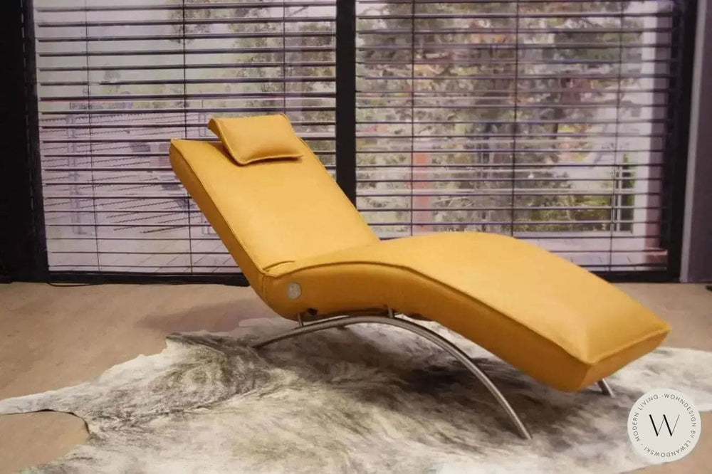 Jonas Relaxliege P4 elektrisch in Leder E banana Koinor