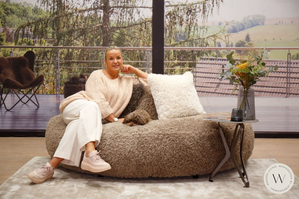 Modell Amazon in Stoff Liver hellbraun easysofa