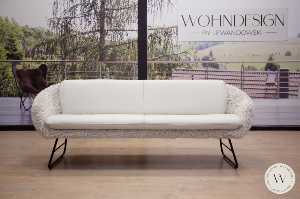 Modell Boneo in Leder B Bull perla inkl. 3 Stühle Koinor