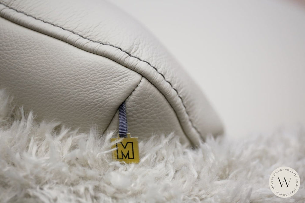 Modell Boneo in Leder B Bull perla inkl. 3 Stühle Koinor