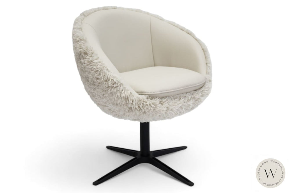 Modell Boneo in Leder B Bull perla inkl. 3 Stühle Koinor