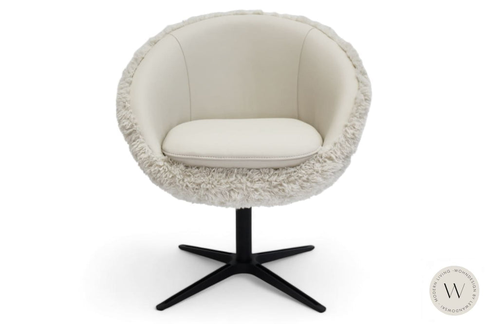 Modell Boneo in Leder B Bull perla inkl. 3 Stühle Koinor