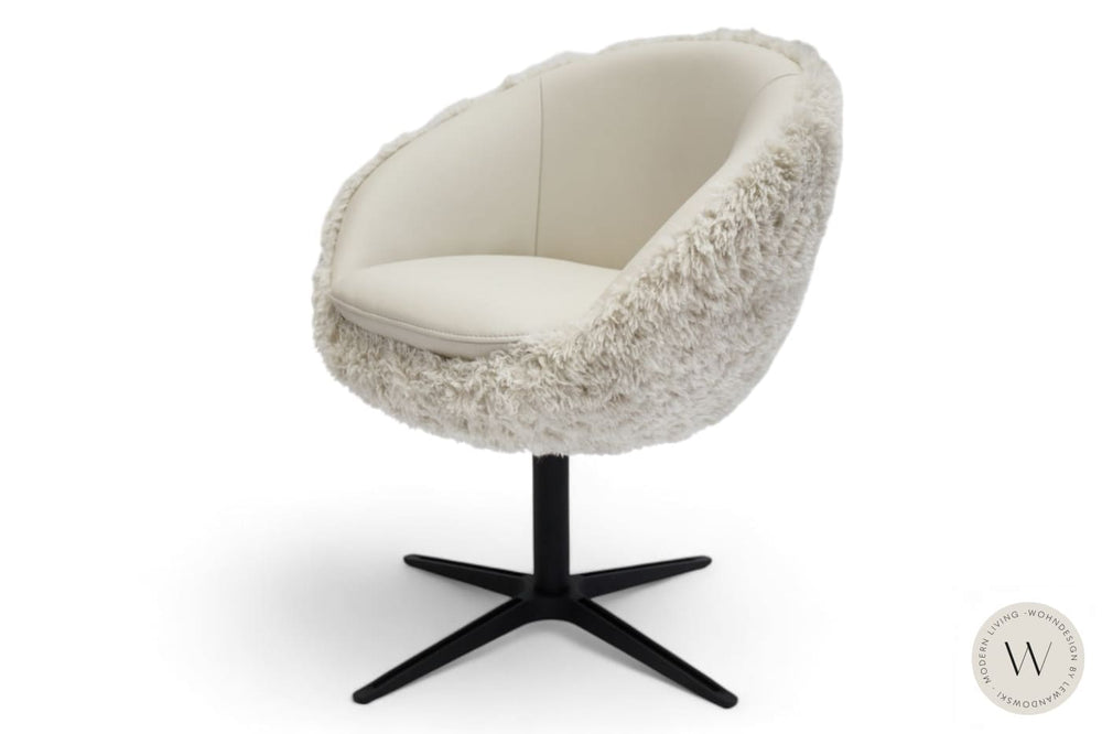 Modell Boneo in Leder B Bull perla inkl. 3 Stühle Koinor