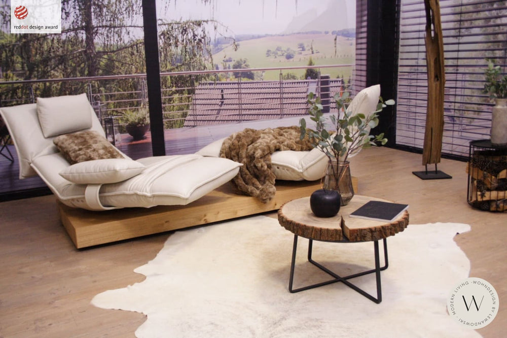 Modell Edit 3 Sofa C in Leder B BULL perla Koinor