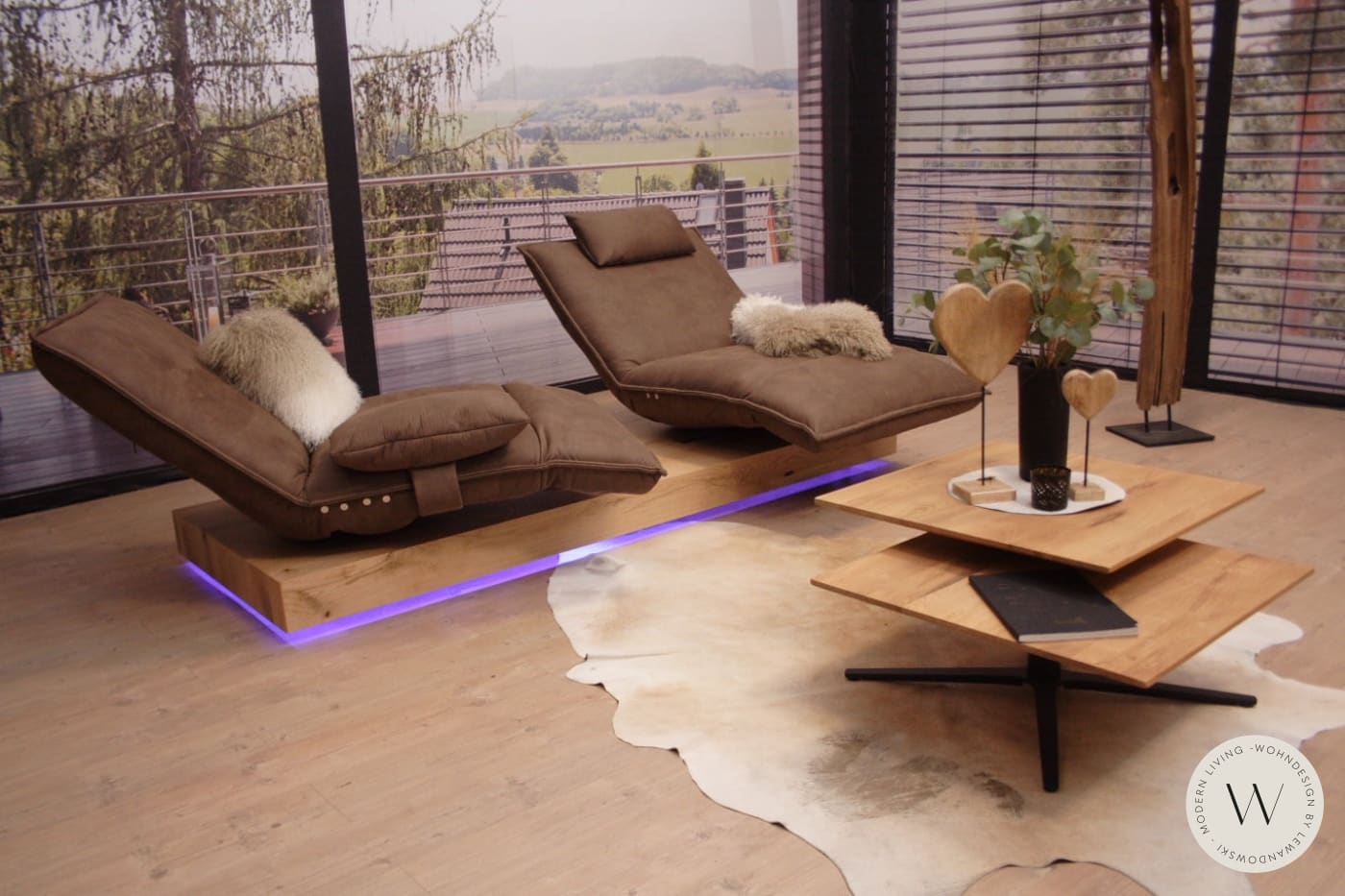 Modell Epos 3 Sofa C in Mikrofaser Bison 83 Koinor