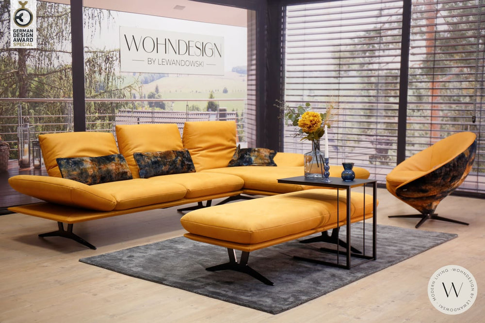 Modell Francis Eckgarnitur in Mikrofaser Zenit 35 Koinor