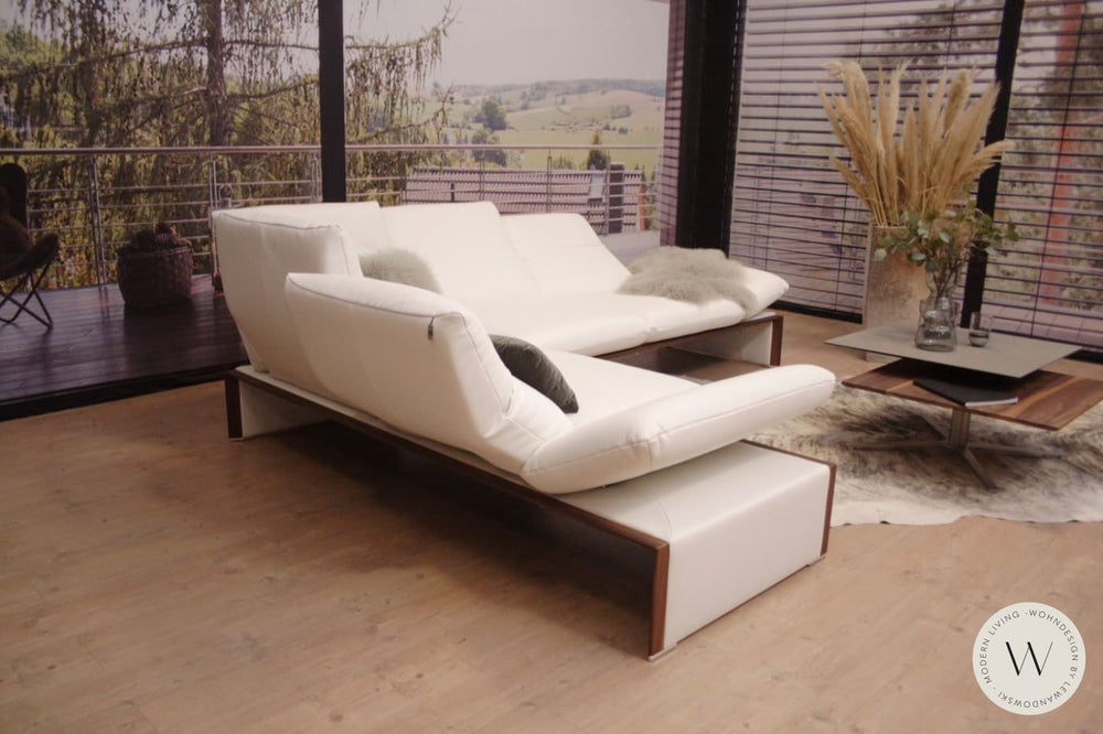 Modell Harriet Eckgarnitur in Leder B Bull latte Koinor