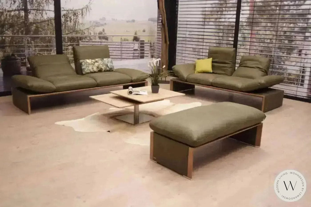 Modell Harriet Garnitur in Leder A India verde Koinor