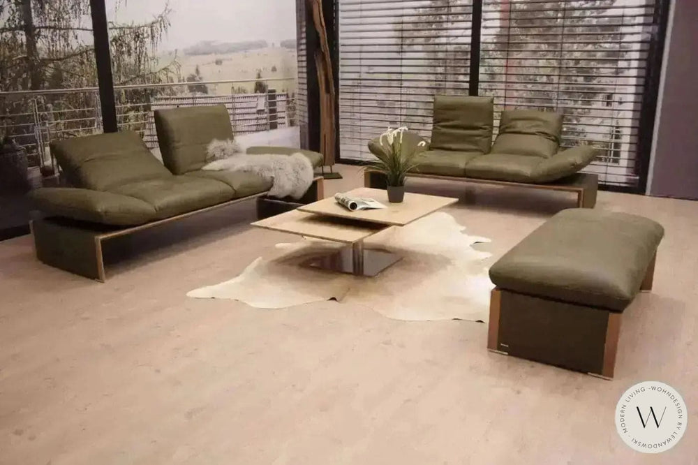 Modell Harriet Garnitur in Leder A India verde Koinor