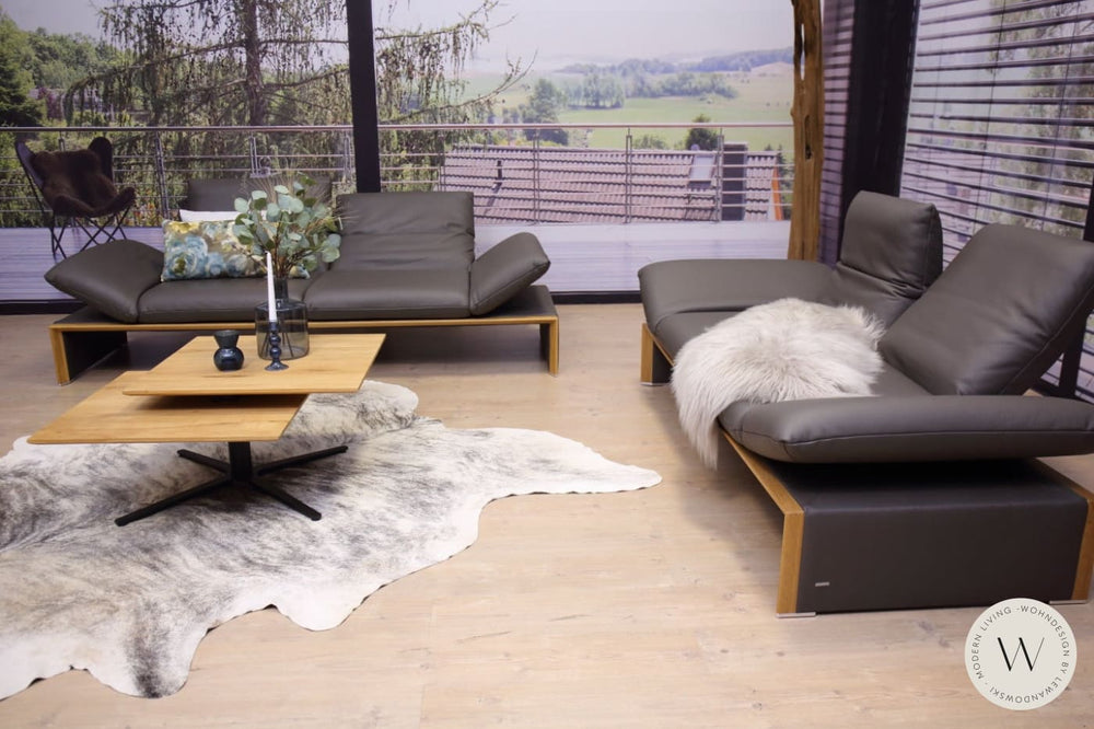 Modell Harriet Garnitur in Leder B Bull carbone Koinor