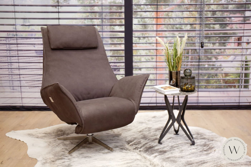 Modell Safira inkl. Akku + Kissen in Leder D Denver cottage Koinor