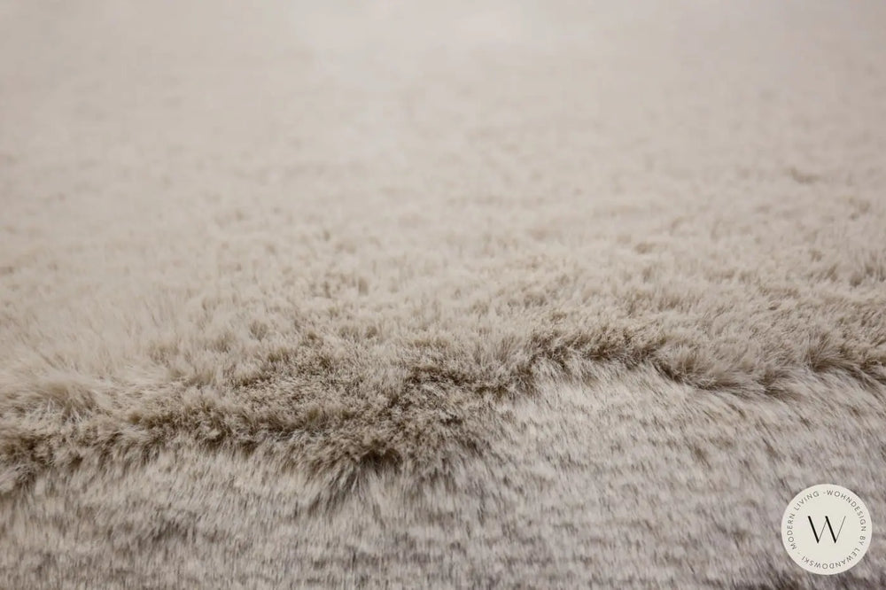 1x Dreh- & Schaukelsessel Modell Donna inkl. Hocker in Stoff Fuzzy Bullfrog