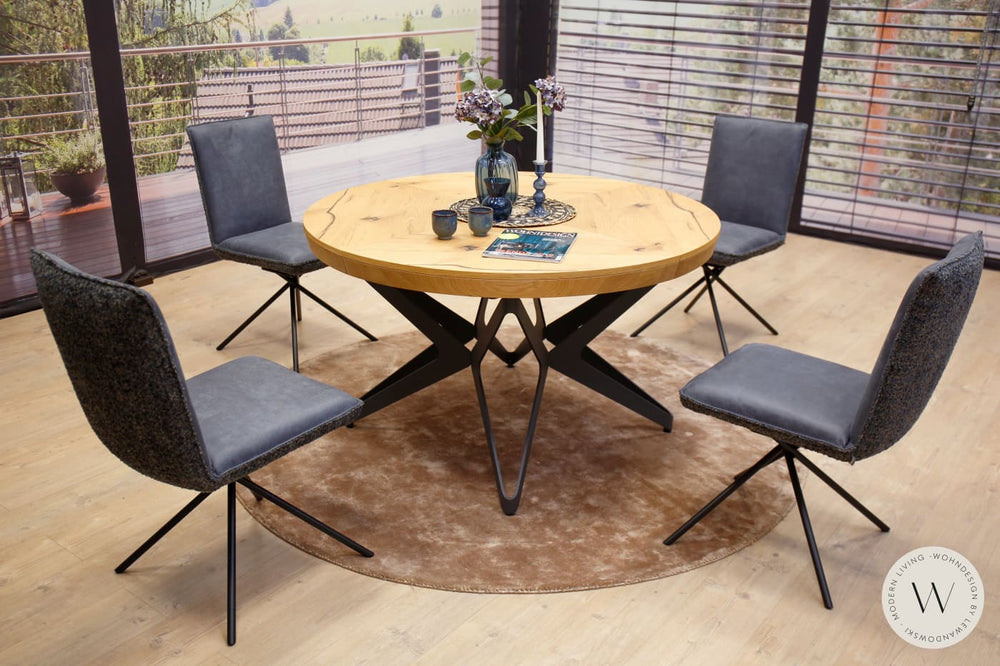 Esszimmerstuhl Modell 1250 S1MX in Mikrofaser Bison Koinor