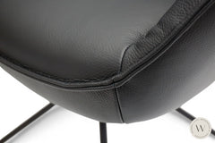 4 Esszimmerstühle Modell 1250 S9MX Leder B Bull nero Koinor