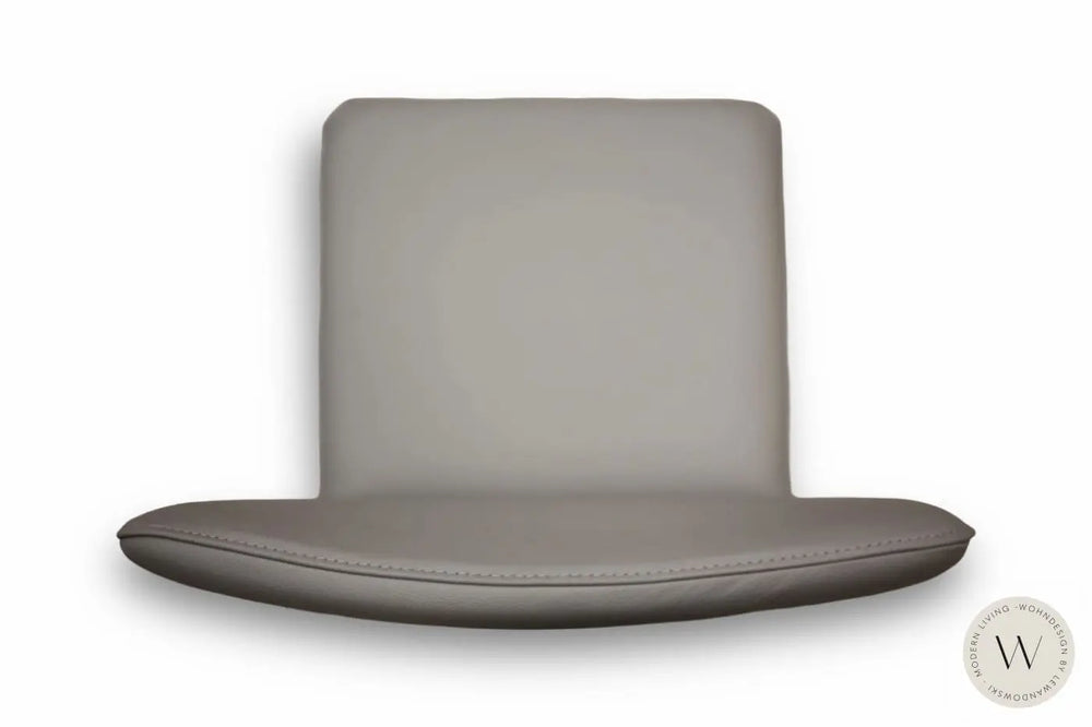 6 Stühle Modell Lunette Plus in Leder Crema Caffé Ozzio®Italia