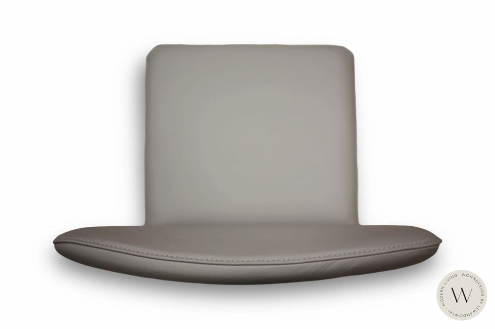 6 Stühle Modell Lunette Plus in Leder Crema Caffé Ozzio®Italia