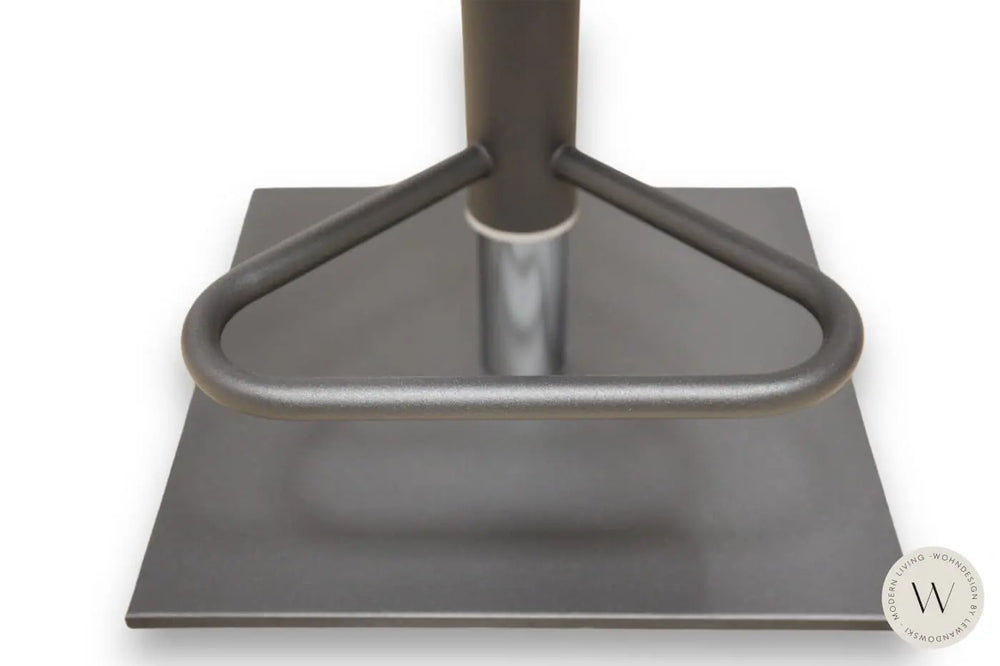 Barhocker Modell Noa in Leder Pelle 90 fango (höhenverstellbar) Ozzio®Italia