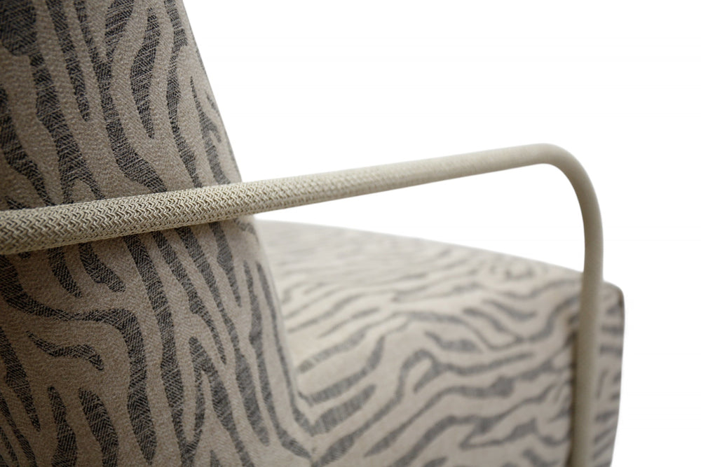 Relaxsessel Twister inkl. Hocker in Stoff Safari graphit Bullfrog