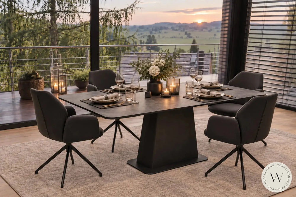 Design Esstisch marmoriert K+W Silaxx