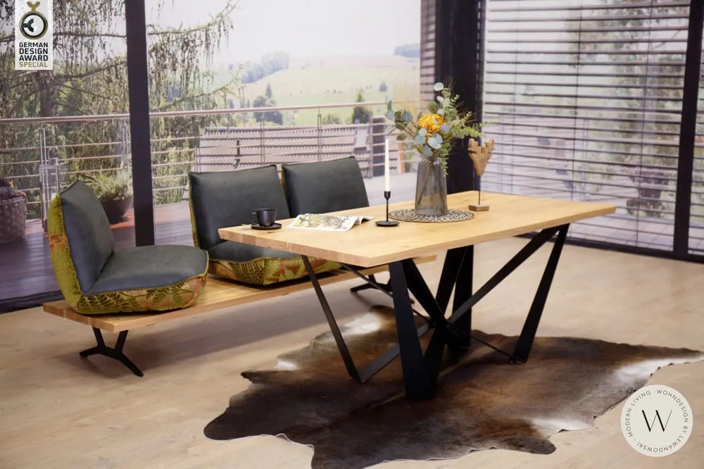 Dinnerbank Modell Schwof in Mikrofaser Bison Koinor