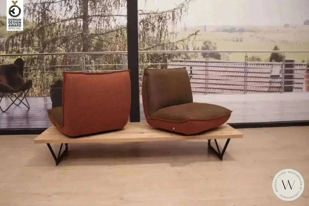 Dinnerbank Schwof in Leder A India muskat Koinor